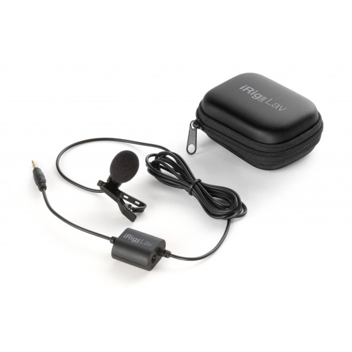 IK Multimedia iRig Mic Lav nero Microfono a clip