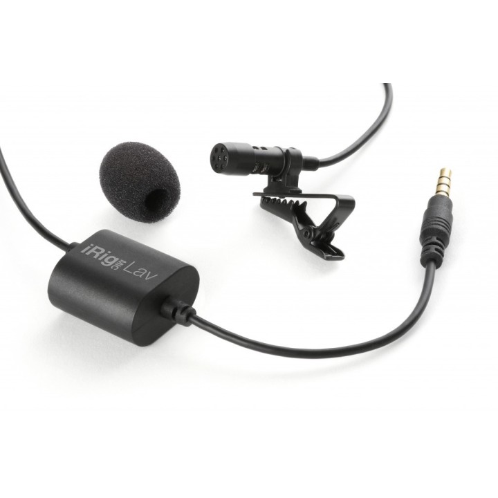 IK Multimedia iRig Mic Lav nero Microfono a clip