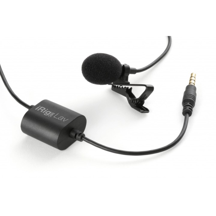IK Multimedia iRig Mic Lav nero Microfono a clip