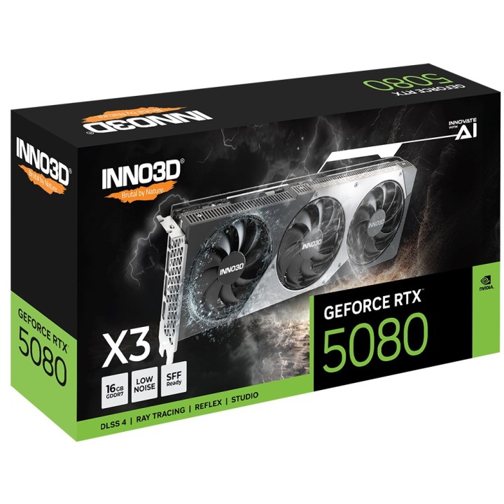 INNO3D GeForce RTX 5080 X3 NVIDIA 16 GB GDDR7