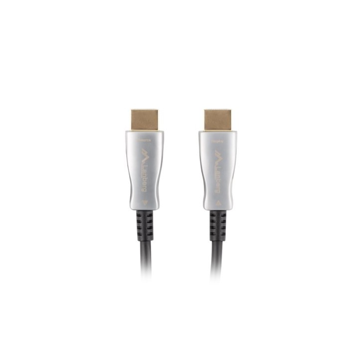 LANBERG HDMI CAVO M/M V2.0 10M OPTICAL AOC NERO CA-HDMI-20FB-0100-BK