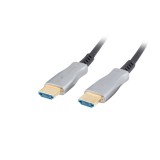LANBERG HDMI CAVO M/M V2.0 10M OPTICAL AOC NERO CA-HDMI-20FB-0100-BK