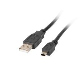 LANBERG USB CAVO 2.0 MINI AM-BM5P 1.8M NERO CA-USBK-10CC-0018-BK