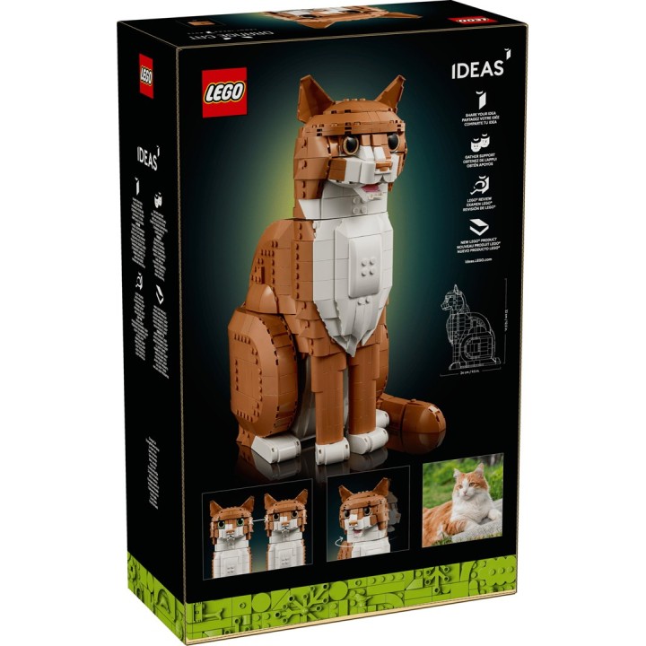 LEGO IDEAS 21376 Orange Cat