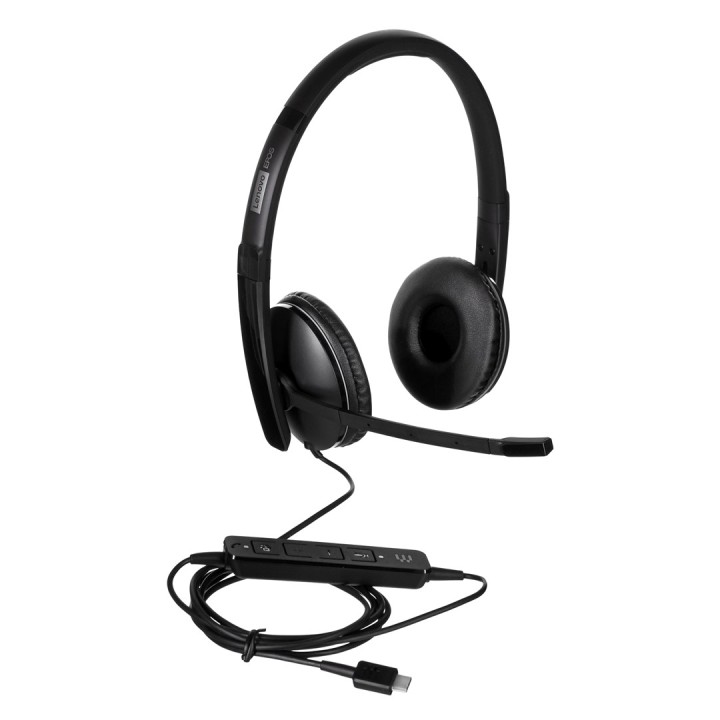 Lenovo 4XD1M45627 Cuffie/auricolare cablato a fascia USB Type-C nero
