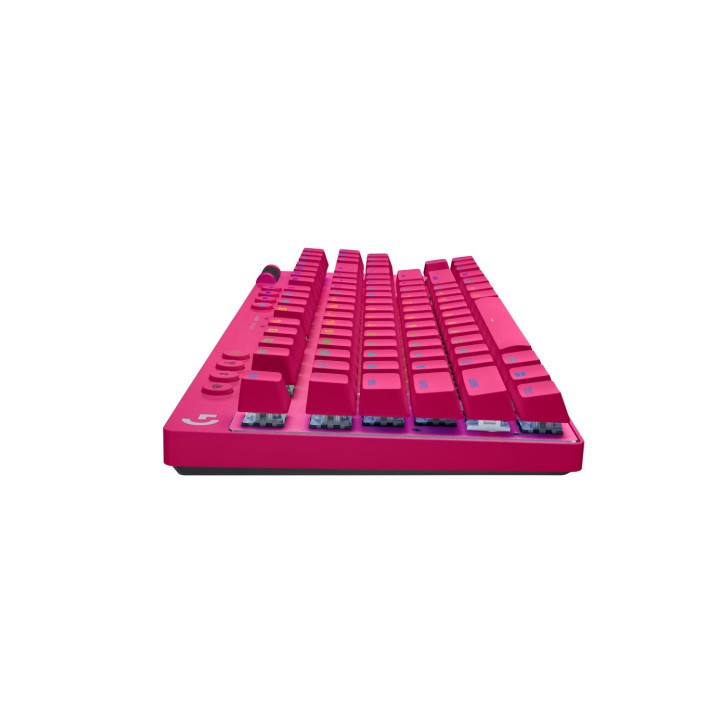 Logitech G PRO X TKL Tastiera Gaming RF Wireless + Bluetooth QWERTY US Internazionale Magenta