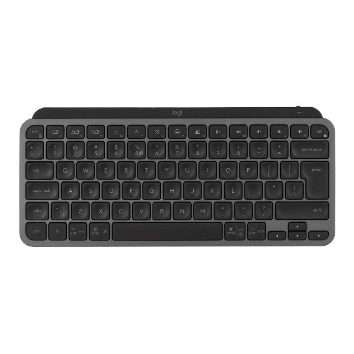 Logitech MX Tastiera Keys Mini Minimalista Wireless Illuminata RF Wireless + Bluetooth QWERTY Inglese Grigio