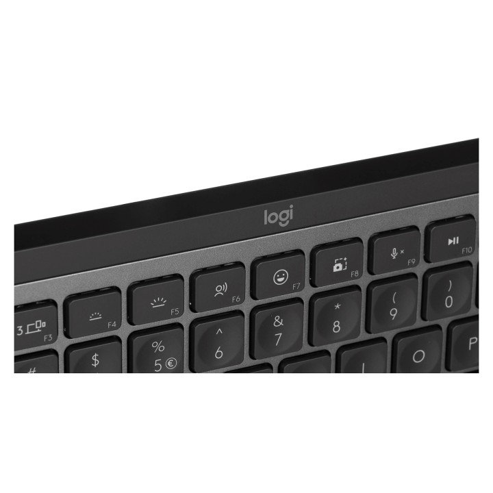 Logitech MX Tastiera Keys Mini Minimalista Wireless Illuminata RF Wireless + Bluetooth QWERTY Inglese Grigio