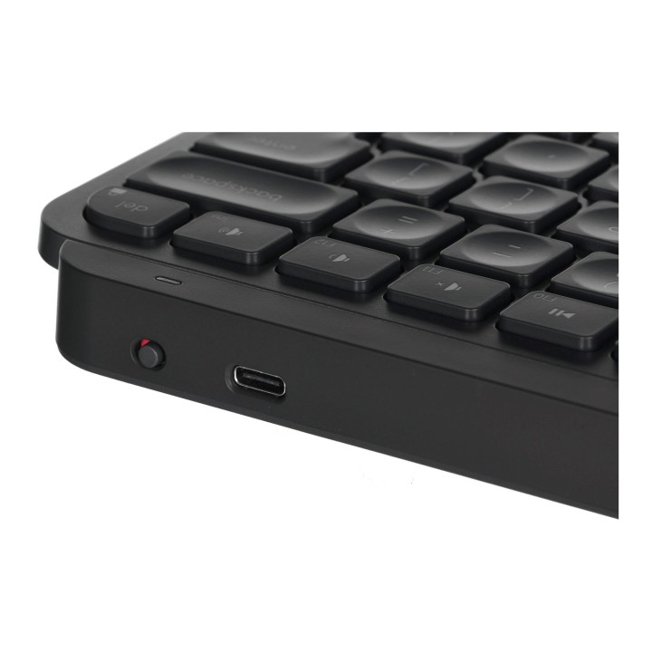 Logitech MX Tastiera Keys Mini Minimalista Wireless Illuminata RF Wireless + Bluetooth QWERTY Inglese Grigio