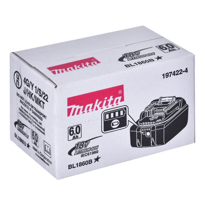 Makita BL1860B 18V Batteria per utensili elettrici