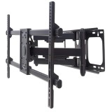 Manhattan TV Supporto monitor parete movimento completo 1 schermo Dimensioni schermo: 37-75 nero VESA 200x200 a 800x400mm Max 75