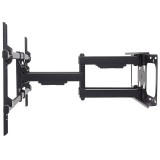 Manhattan TV Supporto monitor parete movimento completo 1 schermo Dimensioni schermo: 37-75 nero VESA 200x200 a 800x400mm Max 75