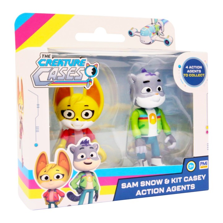 CREATURE CASES S1 ACTION AGENTS 7 5 CM - 2 PACK (ASSORTIMENTO)