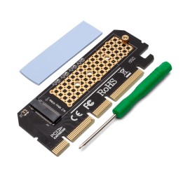 Adattatore scheda di espansione M.2 NVMe M-Key PCI-E Savio AK-41