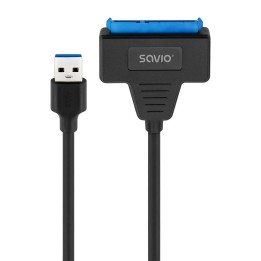 SAVIO AK-68 Adattatore USB-A 3.1 Gen 1 (M) - SATA (F) per unità 2.5