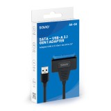 SAVIO AK-68 Adattatore USB-A 3.1 Gen 1 (M) - SATA (F) per unità 2.5