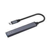 SAVIO AK-71 USB-C hub - 3 x USB-A 2.0 1 x USB-A 3.0 4-in-1 5 Gbps