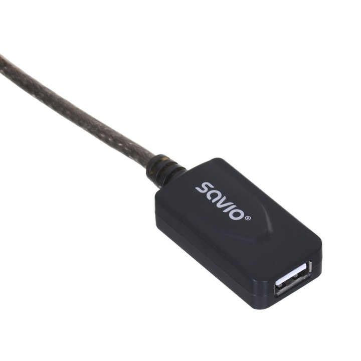 SAVIO CL-130 USB prolunga porta attiva 10m USB 2.0-A maschio USB 2.0-A femmina nero