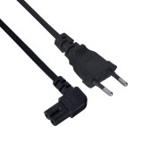 SAVIO CL-144 Cavo di alimentazione nero 3 m angolato