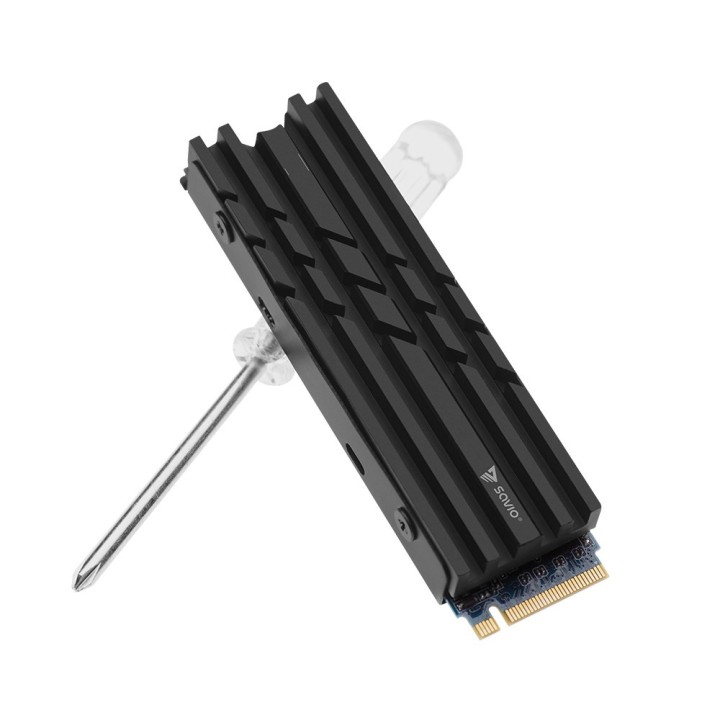 SAVIO Raffreddamento per unità M.2 NVME 2280 AK-60 nero