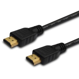 SAVIO HDMI (M) Cavo 20m nero punte dorate v1.4 alta velocità ethernet/3D CL-75
