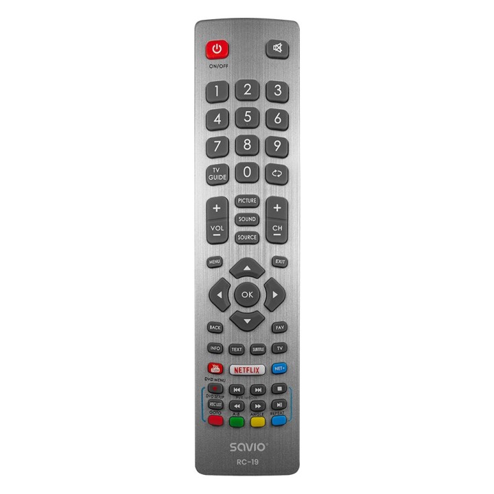 SAVIO RC-19 Telecomando universale/sostitutivo per SHARP TV – SMART TV