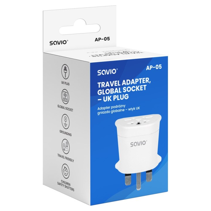 Savio AP-05 adattatore/inverter di alimentazione interno 2500 W bianco