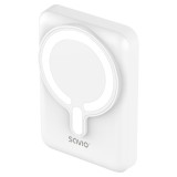 Savio BA-13 power bank 10000 mAh ricarica wireless bianco