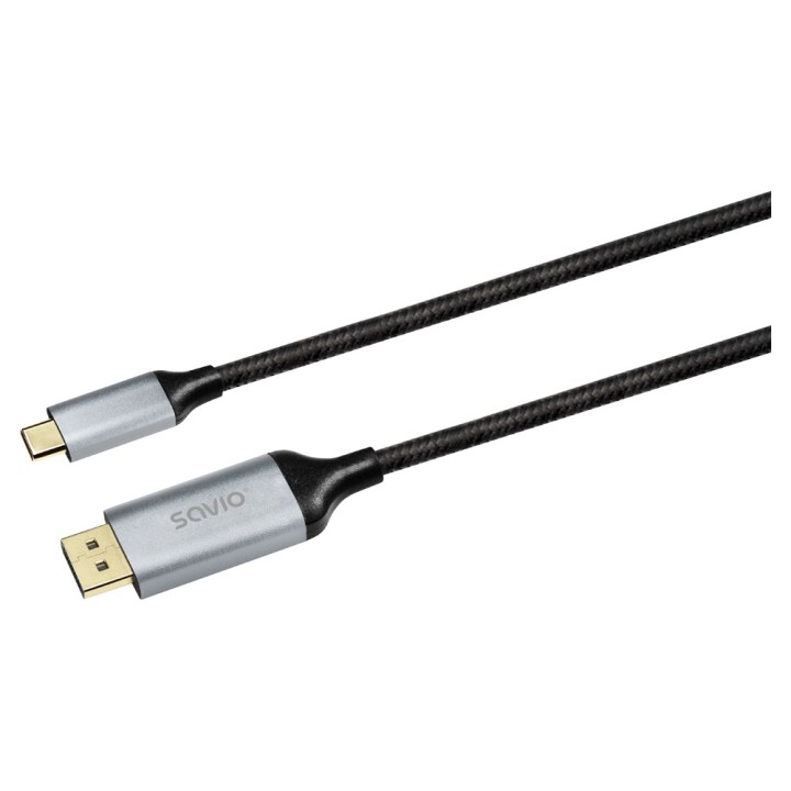 Savio CL-208 USB cavo USB 3.2 Gen 1 (3.1 Gen 1) 2 m USB C nero grigio