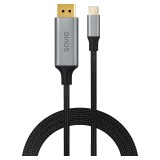 Savio CL-208 USB cavo USB 3.2 Gen 1 (3.1 Gen 1) 2 m USB C nero grigio