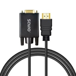 Savio Cl-197 HDMI cavo HDMI Type A (Standard) nero