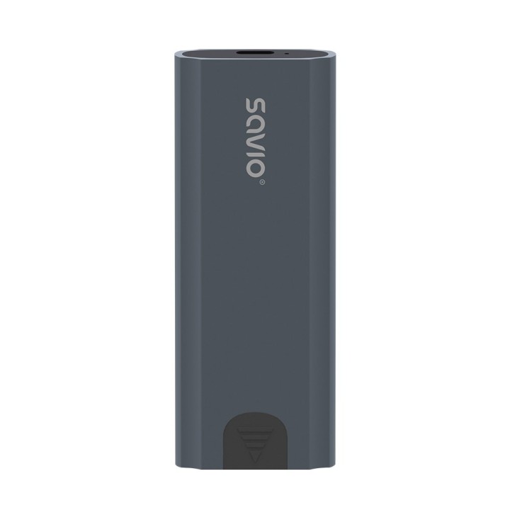 Savio M.2 SSD NVMe case esterno USB-C 3.1 AK-67 grigio