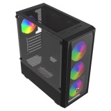 Savio Noctis Flow RGB Cube nero