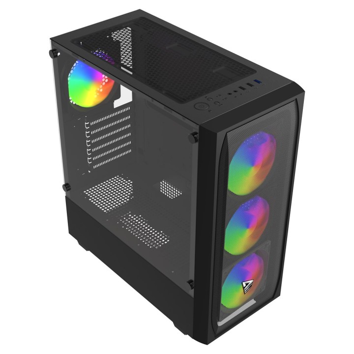Savio Noctis Flow RGB Cube nero