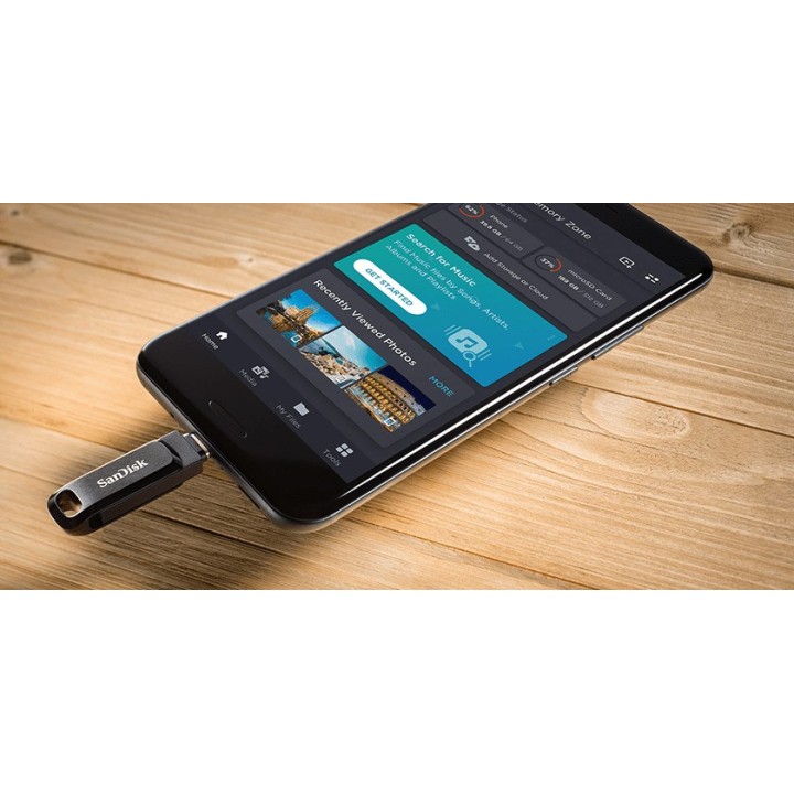 SanDisk Ultra Dual Drive Go USB chiavetta USB 64 GB USB Type-A / USB Type-C 3.2 Gen 1 (3.1 Gen 1) nero
