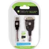 Adattatore convertitore Techly USB a seriale in blister IDATA USB-SER-2T