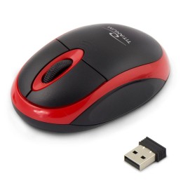 Titanum TM116E Mouse wireless 3D 2.4GHZ nero / rosso