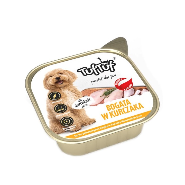 TUF TUF Alupak patè di pollame - cibo umido per cani - 300g