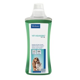 VIRBAC Vet Aquadent FR3SH - soluzione per l'igiene orale per cani e gatti – 500ml