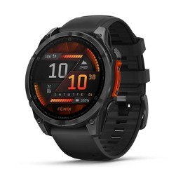 Garmin Fenix 8 3.56 cm (1.4 ) AMOLED 47 mm Digitale 454 x 454 pixel Touchscreen Nero Wi-Fi GPS (satellite)