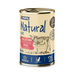 NATURAL Vitello con fegato di pollo - cibo umido per gatti - 400g