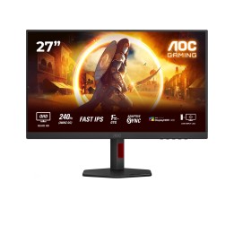 AOC G4 Q27G4ZR monitor per computer 68.6 cm (27 ) 2560 x 1440 pixel Quad HD LED nero rosso