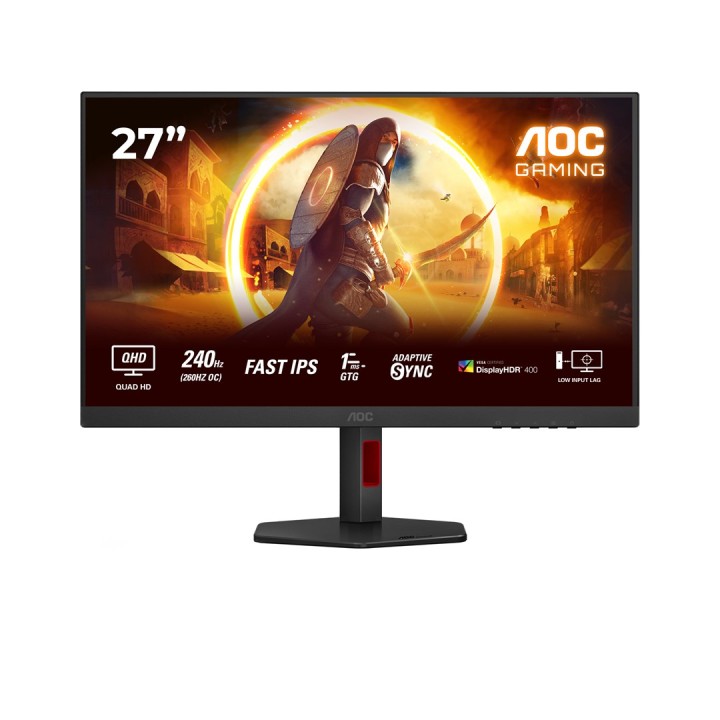 AOC G4 Q27G4ZR monitor per computer 68.6 cm (27 ) 2560 x 1440 pixel Quad HD LED nero rosso
