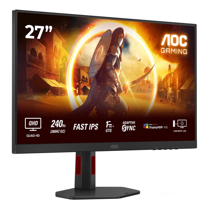 AOC G4 Q27G4ZR monitor per computer 68.6 cm (27 ) 2560 x 1440 pixel Quad HD LED nero rosso
