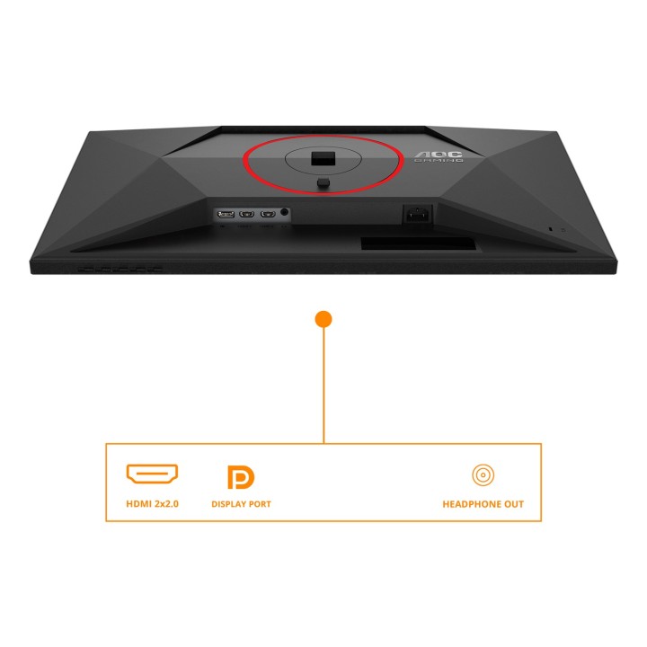AOC G4 Q27G4ZR monitor per computer 68.6 cm (27 ) 2560 x 1440 pixel Quad HD LED nero rosso