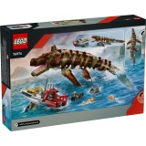 LEGO JURASSIC WORLD 76974 Missione Barca Mosasaurus in Mattoncini