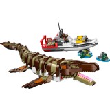 LEGO JURASSIC WORLD 76974 Missione Barca Mosasaurus in Mattoncini