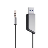 Savio TR-16 Adattatore trasmettitore AUX con funzione vivavoce Bluetooth 5.3 Google Assistant/Siri