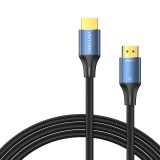 Vention Cavo intrecciato in cotone HDMI-A Maschio a Maschio HD 8K 5M Tipo Lega di Alluminio blu