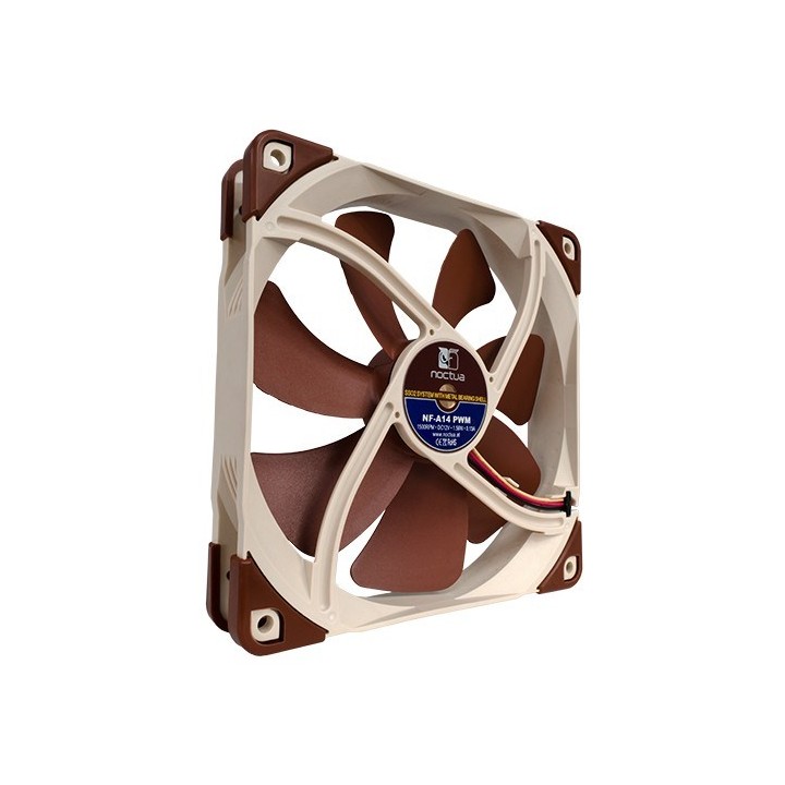 Noctua NF-A14 PWM Ventola case per PC 14 cm marrone